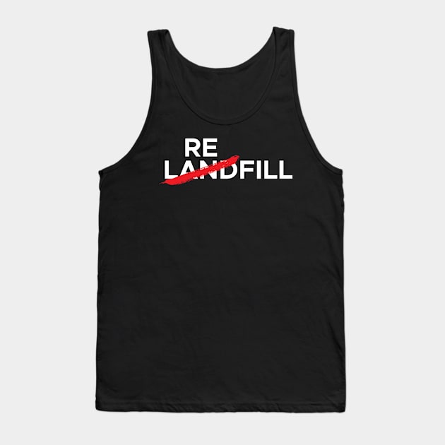 Refill not landfill Tank Top by yanatibear